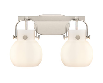 Downtown Urban Two Light Bath Vanity in Satin Nickel (405|423-2W-SN-G410-6WH)