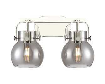 Downtown Urban Two Light Bath Vanity in Polished Nickel (405|423-2W-PN-G410-6SM)