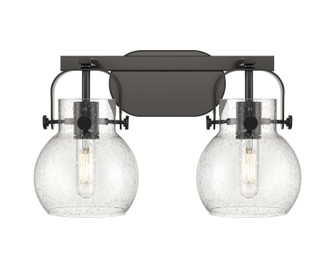 Downtown Urban Two Light Bath Vanity in Matte Black (405|423-2W-BK-G410-6SDY)