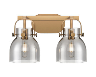 Downtown Urban Two Light Bath Vanity in Brushed Brass (405|423-2W-BB-G412-6SM)