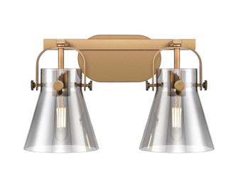 Downtown Urban Two Light Bath Vanity in Brushed Brass (405|423-2W-BB-G411-6SM)