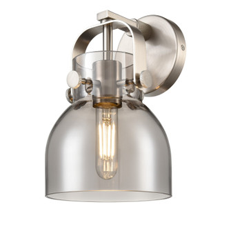 Downtown Urban One Light Wall Sconce in Satin Nickel (405|423-1W-SN-G412-6SM)