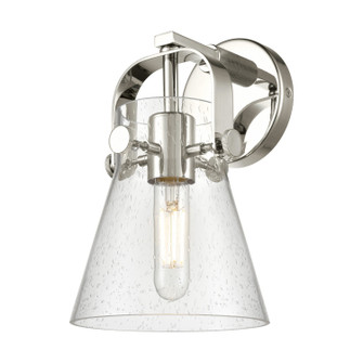 Downtown Urban One Light Wall Sconce in Polished Nickel (405|423-1W-PN-G411-6SDY)