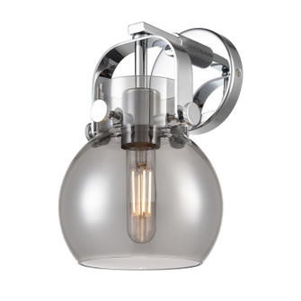 Downtown Urban One Light Wall Sconce in Polished Chrome (405|423-1W-PC-G410-6SM)