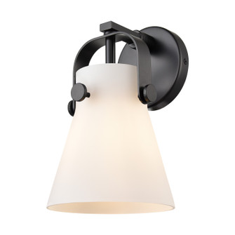 Downtown Urban One Light Wall Sconce in Matte Black (405|423-1W-BK-G411-6WH)