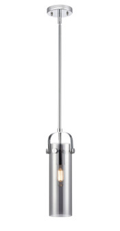 Downtown Urban One Light Pendant in Polished Chrome (405|423-1S-PC-G423-12SM)