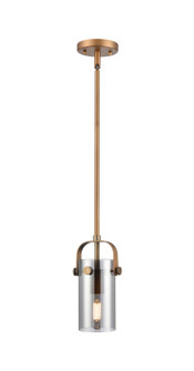 Downtown Urban One Light Pendant in Brushed Brass (405|423-1S-BB-G423-7SM)