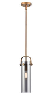 Downtown Urban One Light Pendant in Brushed Brass (405|423-1S-BB-G423-12SM)