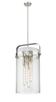 Downtown Urban Four Light Pendant in Satin Nickel (405|413-4SL-SN-G413-4S-12SDY)
