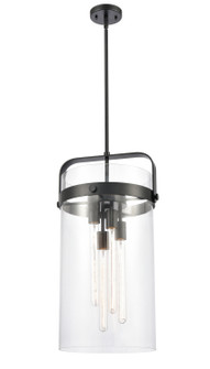 Downtown Urban Four Light Pendant in Matte Black (405|413-4S-BK-12CL)
