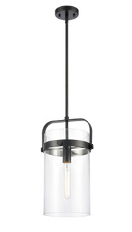 Downtown Urban One Light Mini Pendant in Matte Black (405|413-1S-BK-8CL)