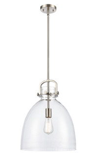 Downtown Urban One Light Pendant in Brushed Satin Nickel (405|412-1S-SN-14CL)