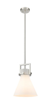 Downtown Urban One Light Mini Pendant in Brushed Satin Nickel (405|411-1SM-SN-G411-10WH)