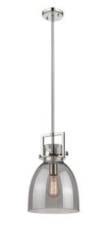 Downtown Urban One Light Mini Pendant in Polished Nickel (405|411-1SM-PN-G412-10SM)