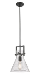 Downtown Urban One Light Mini Pendant in Matte Black (405|411-1SM-BK-G411-10SDY)
