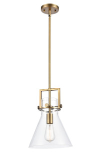 Downtown Urban One Light Mini Pendant in Brushed Brass (405|411-1SM-BB-G411-10CL)