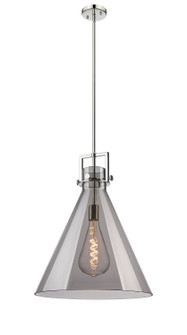 Downtown Urban One Light Pendant in Polished Nickel (405|411-1SL-PN-G411-18SM)