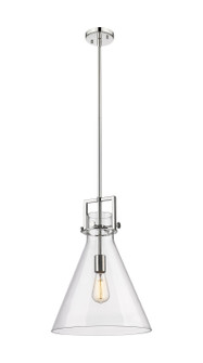 Downtown Urban One Light Pendant in Polished Nickel (405|411-1SL-PN-G411-14CL)
