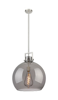 Downtown Urban One Light Pendant in Matte Black (405|411-1SL-BK-G410-18CL)