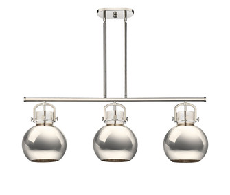 Downtown Urban Three Light Island Pendant in Polished Nickel (405|410-3I-PN-M410-10PN)