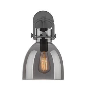 Downtown Urban One Light Wall Sconce in Matte Black (405|410-1W-BK-G412-8SM)