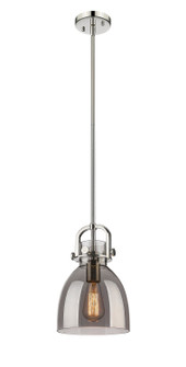Downtown Urban One Light Mini Pendant in Polished Nickel (405|410-1SS-PN-G412-8SM)