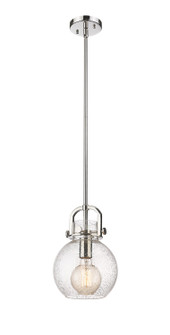 Downtown Urban One Light Mini Pendant in Polished Nickel (405|410-1SS-PN-G410-8SDY)