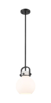 Downtown Urban One Light Mini Pendant in Matte Black (405|410-1SS-BK-G410-8WH)