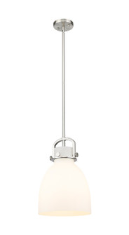 Downtown Urban One Light Mini Pendant in Satin Nickel (405|410-1SM-SN-G412-10WH)