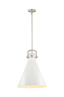 Downtown Urban One Light Pendant in Satin Nickel (405|410-1SL-SN-M411-16SN)