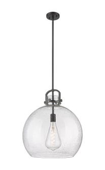 Downtown Urban One Light Pendant in Matte Black (405|410-1SL-BK-G410-18SDY)