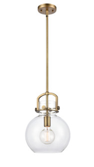 Downtown Urban One Light Mini Pendant in Brushed Brass (405|410-1S-BB-10CL)