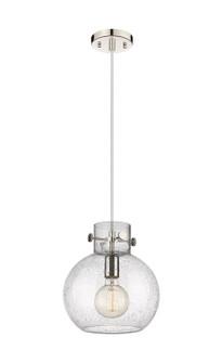 Downtown Urban One Light Mini Pendant in Polished Nickel (405|410-1PM-PN-G410-10SDY)
