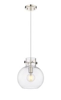 Downtown Urban One Light Mini Pendant in Polished Nickel (405|410-1PM-PN-G410-10CL)