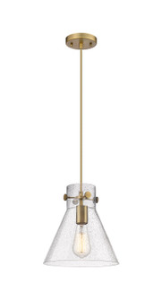Downtown Urban One Light Pendant in Brushed Brass (405|410-1PM-BB-G411-10SDY)