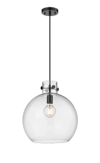 Downtown Urban One Light Pendant in Polished Nickel (405|410-1PL-PN-G410-14CL)