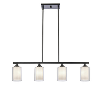 Auralume LED Island Pendant in Matte Black (405|342-4I-BK-CLW-LED)