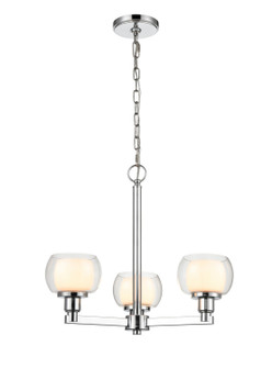 Auralume Three Light Pendant in Polished Chrome (405|330-3CR-PC-CLW)