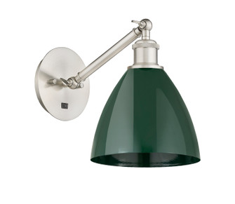 Ballston One Light Wall Sconce in Brushed Satin Nickel (405|317-1W-SN-MBD-75-GR)