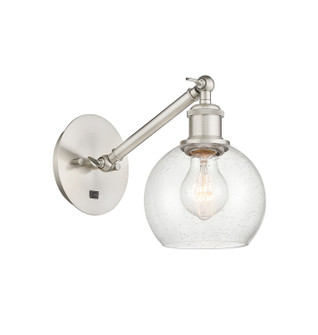 Ballston LED Wall Sconce in Brushed Satin Nickel (405|317-1W-SN-G124-6-LED)