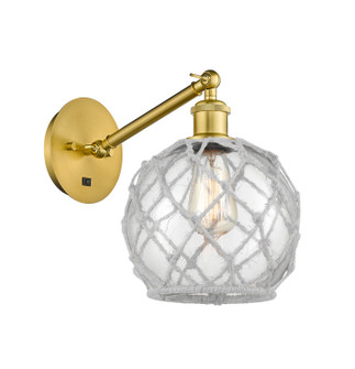 Ballston One Light Wall Sconce in Satin Gold (405|317-1W-SG-G122-8RW)