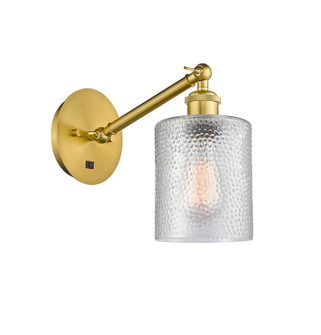 Ballston One Light Wall Sconce in Satin Gold (405|317-1W-SG-G112) Ballston One Light Wall Sconce in Satin Gold (405|317-1W-SG-G112)