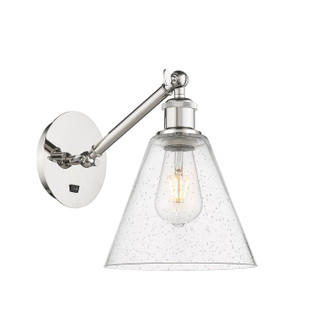 Ballston One Light Wall Sconce in Polished Nickel (405|317-1W-PN-GBC-84)
