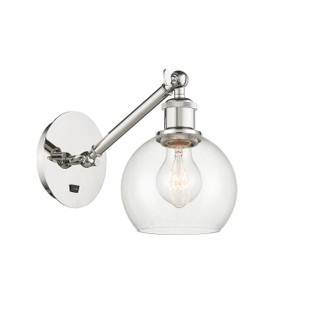 Ballston One Light Wall Sconce in Polished Nickel (405|317-1W-PN-G122-6)