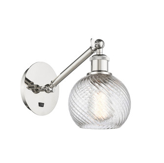 Ballston One Light Wall Sconce in Polished Nickel (405|317-1W-PN-G121-6)