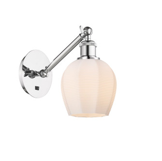 Ballston One Light Wall Sconce in Polished Chrome (405|317-1W-PC-G461-6)