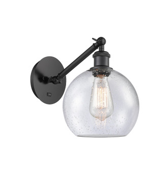 Ballston LED Wall Sconce in Matte Black (405|317-1W-BK-G124-8-LED)