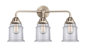 Nouveau 2 Three Light Bath Vanity in Brushed Satin Nickel (405|288-3W-SN-G182)