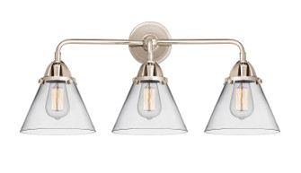 Nouveau 2 Three Light Bath Vanity in Polished Nickel (405|288-3W-PN-G42)