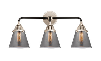 Nouveau 2 Three Light Bath Vanity in Black Polished Nickel (405|288-3W-BPN-G63)
